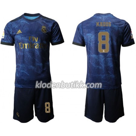 Real Madrid Toni Kroos 8 Barn Bortedraktsett 2019-2020 Kortermet (+ Korte bukser)